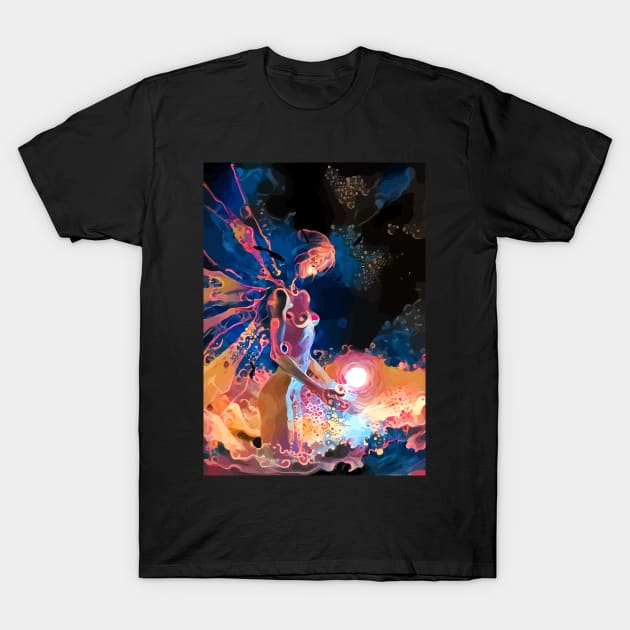 Rei Ayanami Angel Form - Evangelion T-Shirt by hustlart